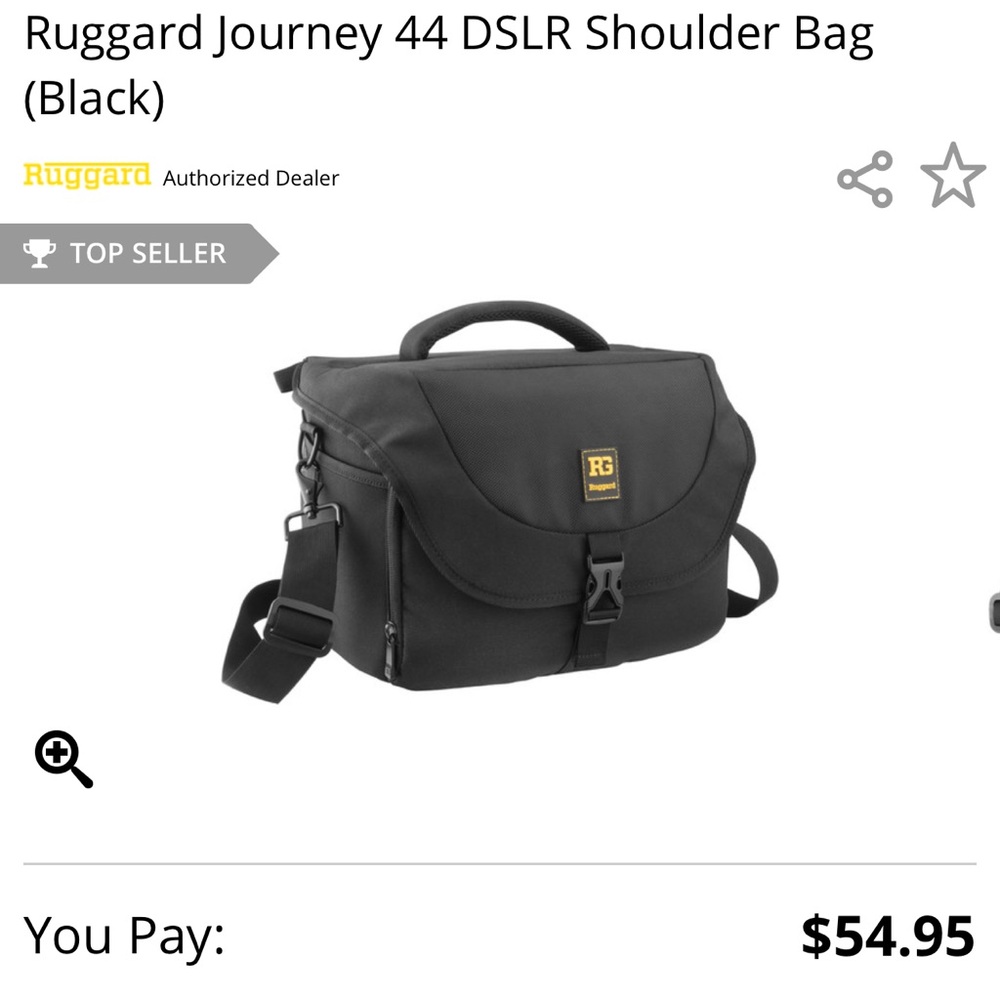 Sleek Black Messenger Bag for Everyday Use